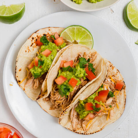 Dairy Free Ranch Chicken Tacos